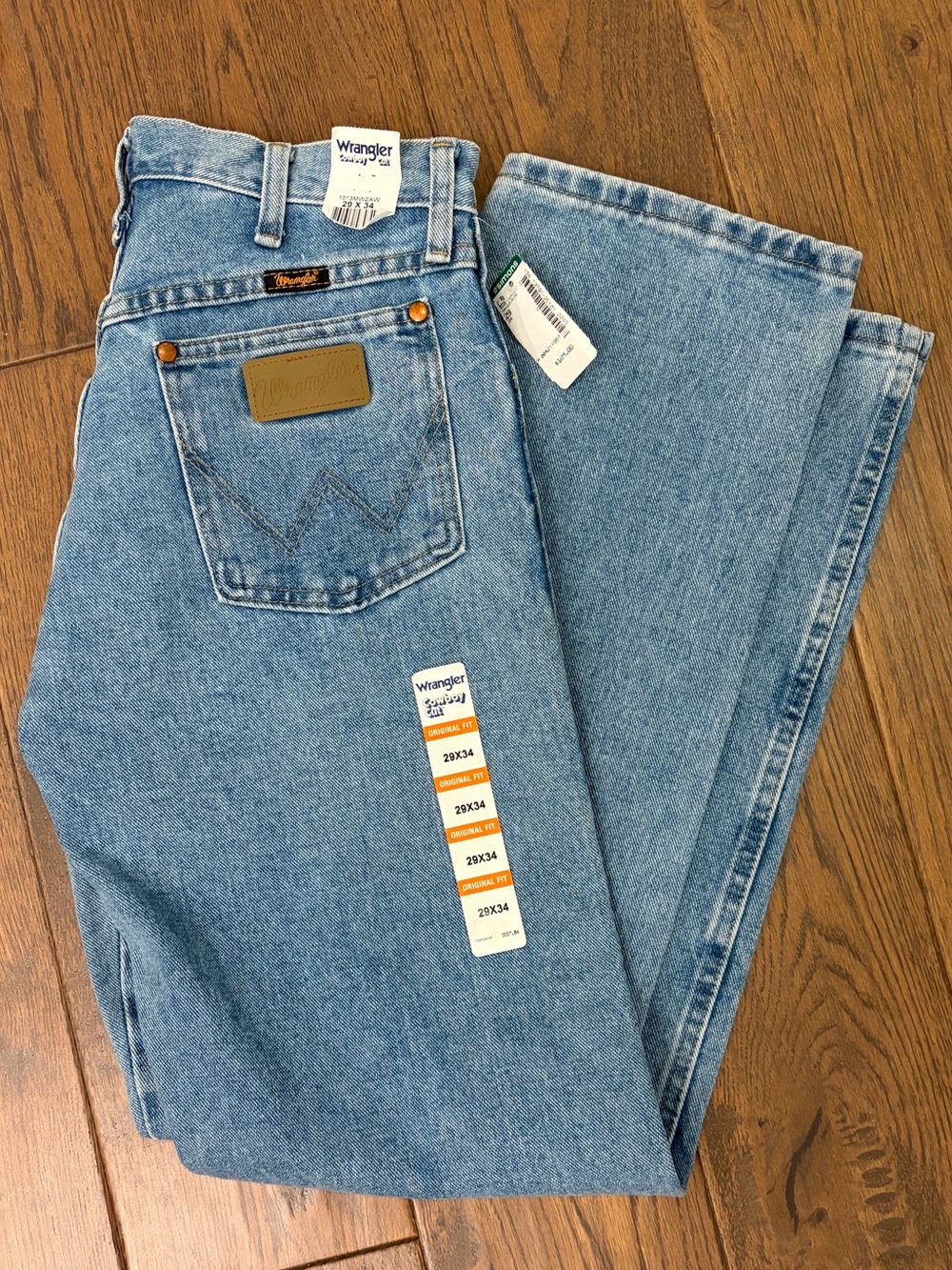 Wrangler Men’s Jeans 13MWZ Cowboy Cut Size 29x34 (MEASURES 31x31)